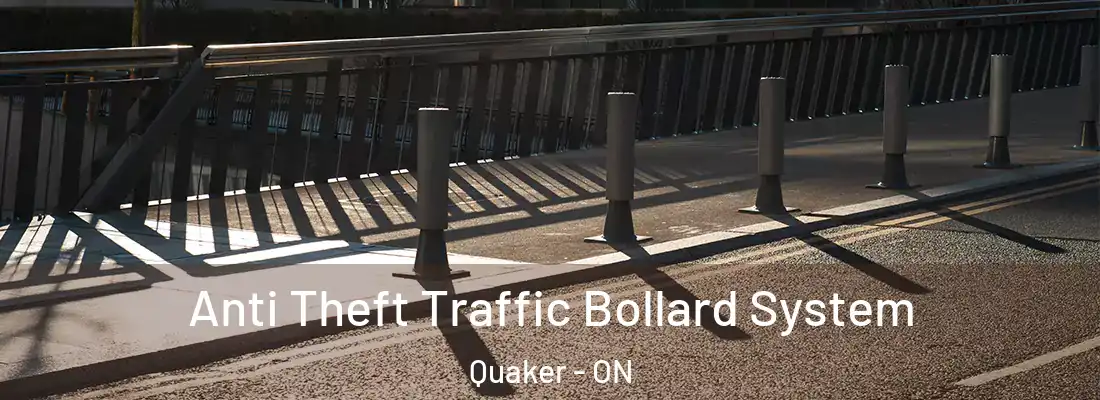  Anti Theft Traffic Bollard System Quaker - ON