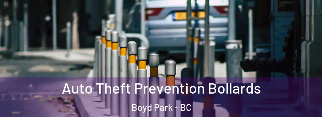  Auto Theft Prevention Bollards Boyd Park - BC