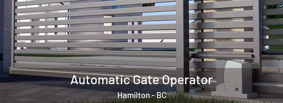  Automatic Gate Operator Hamilton - BC