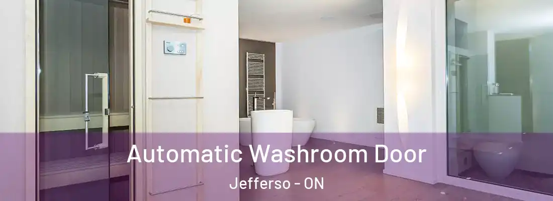 Automatic Washroom Door Jefferso - ON
