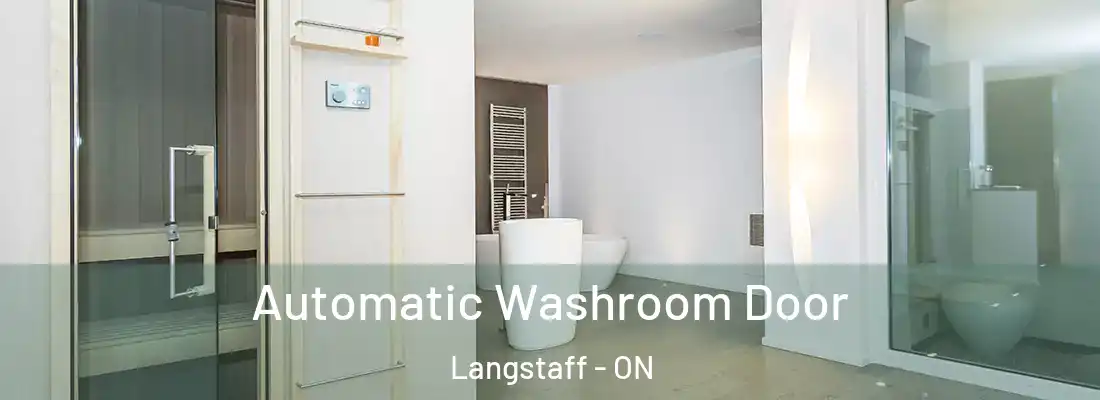  Automatic Washroom Door Langstaff - ON