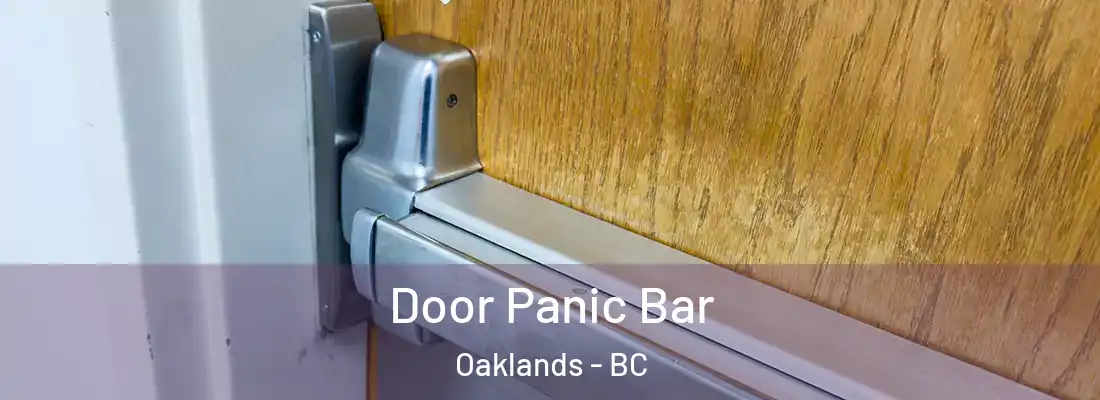  Door Panic Bar Oaklands - BC