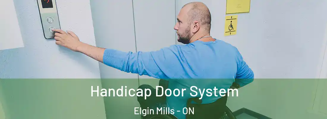 Handicap Door System Elgin Mills - ON