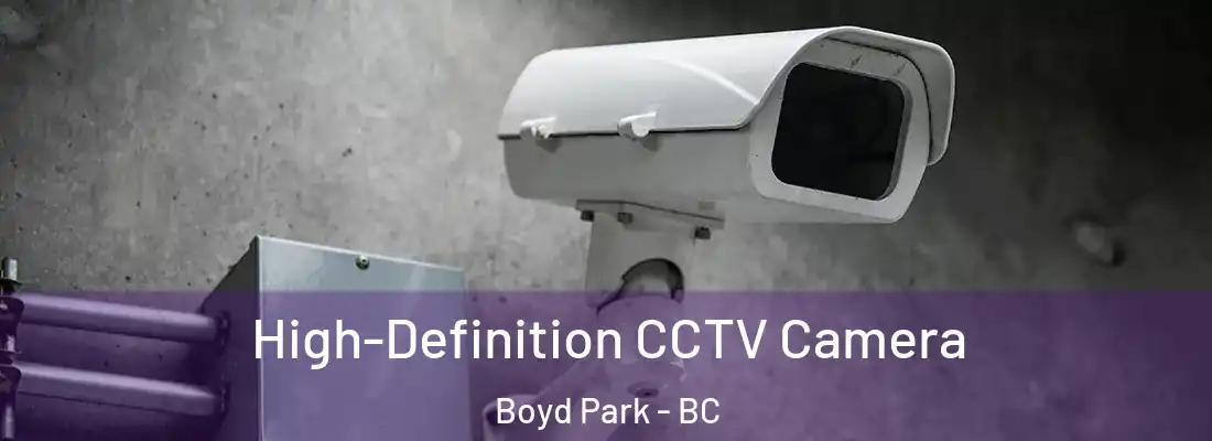  High-Definition CCTV Camera Boyd Park - BC