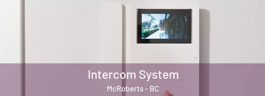  Intercom System McRoberts - BC