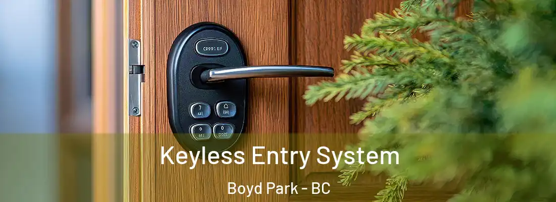  Keyless Entry System Boyd Park - BC