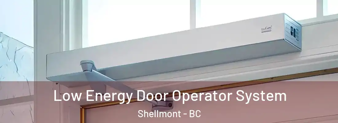  Low Energy Door Operator System Shellmont - BC