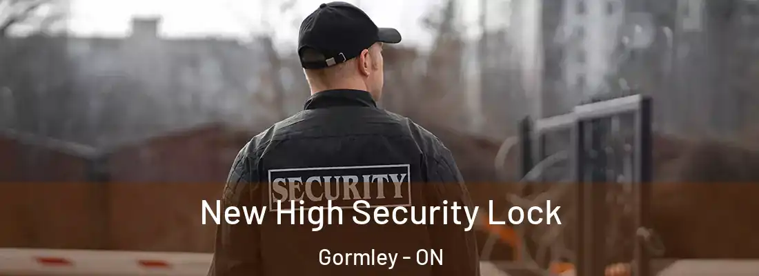  New High Security Lock Gormley - ON