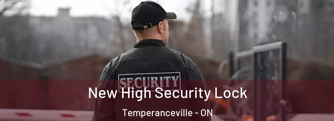  New High Security Lock Temperanceville - ON