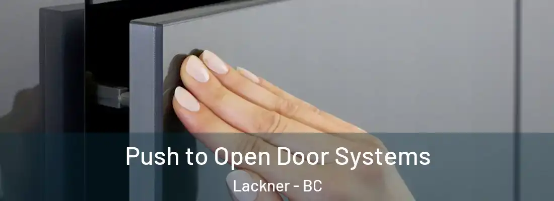  Push to Open Door Systems Lackner - BC