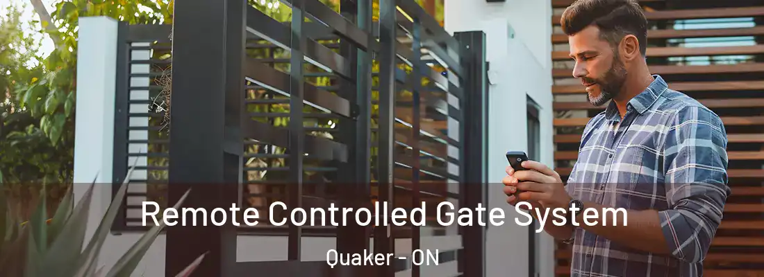  Remote Controlled Gate System Quaker - ON