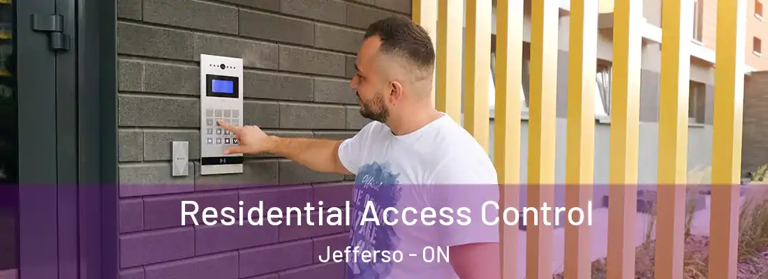  Residential Access Control Jefferso - ON