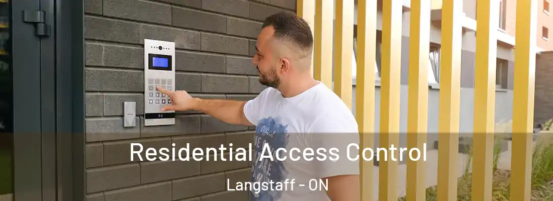  Residential Access Control Langstaff - ON