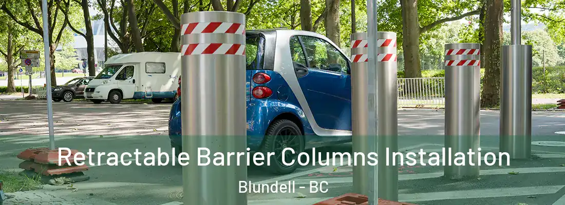  Retractable Barrier Columns Installation Blundell - BC