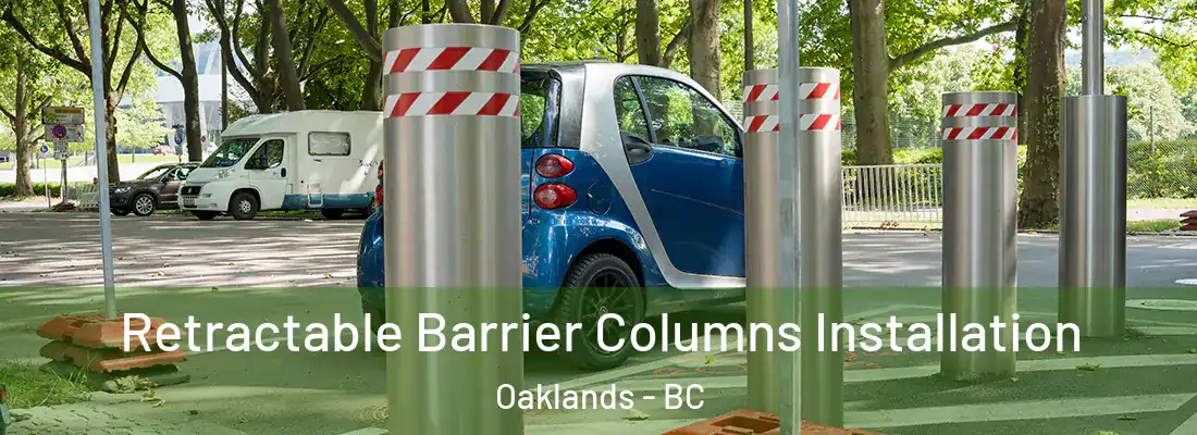  Retractable Barrier Columns Installation Oaklands - BC