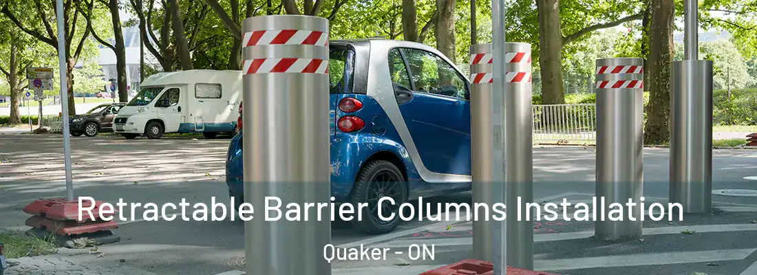  Retractable Barrier Columns Installation Quaker - ON