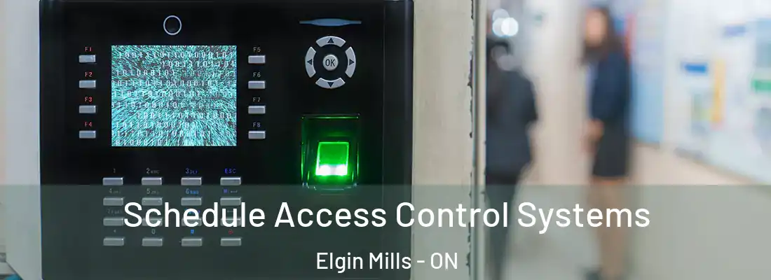  Schedule Access Control Systems Elgin Mills - ON