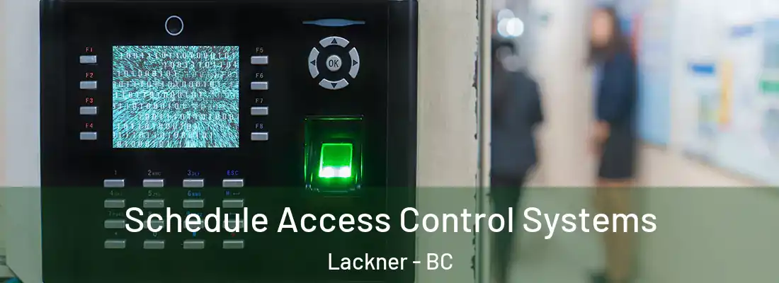  Schedule Access Control Systems Lackner - BC