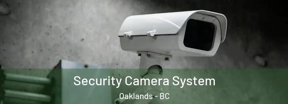  Security Camera System Oaklands - BC