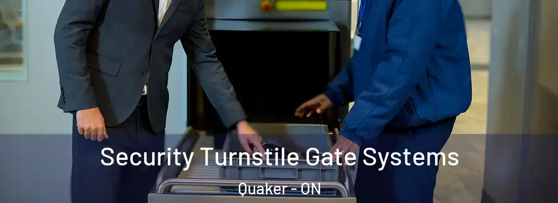  Security Turnstile Gate Systems Quaker - ON